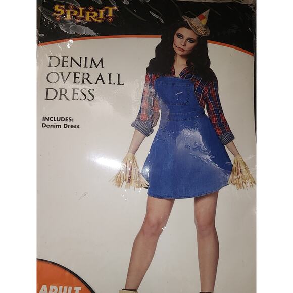 Denim Overall Dress - Picture 1 of 1